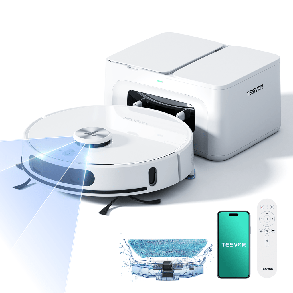 TESVOR S8 PRO MAX robotas dulkių siurblys - Robohouse